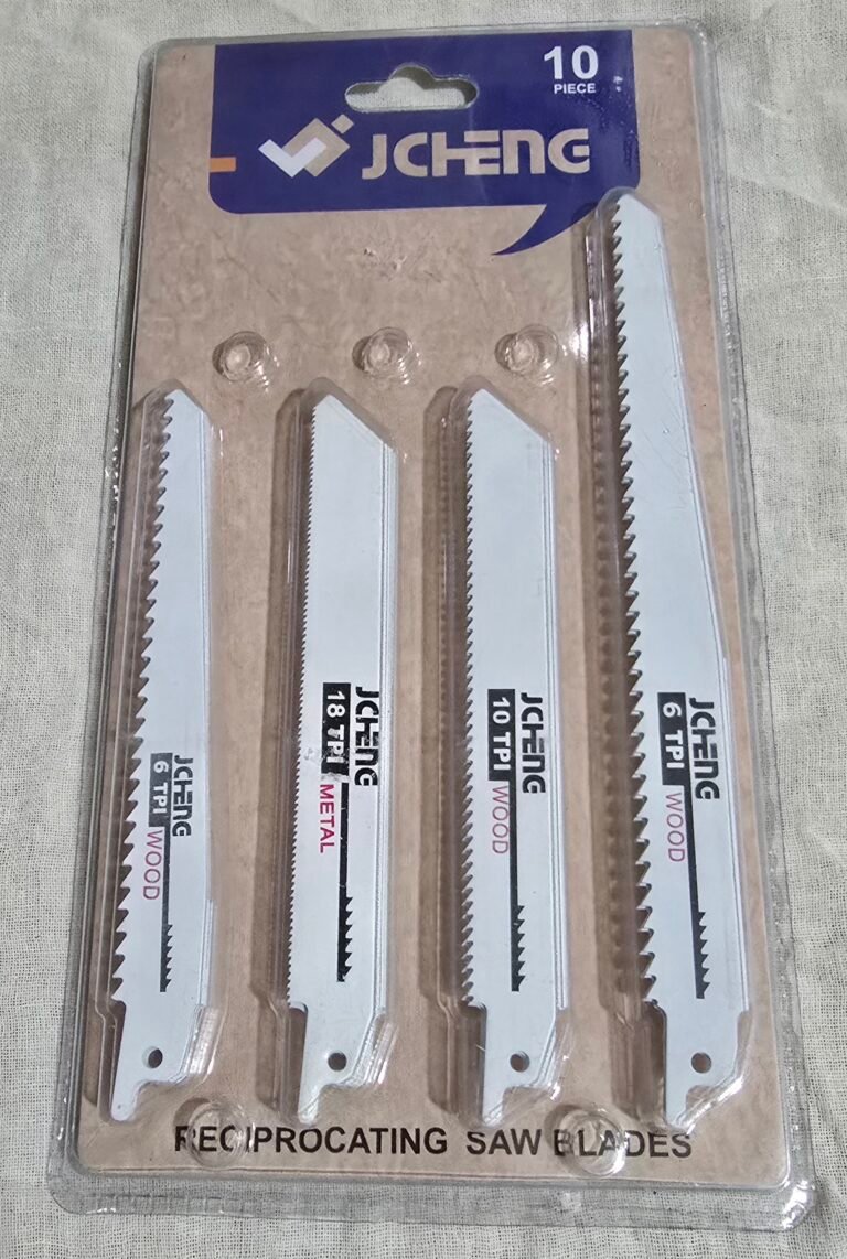 10 شفرات متنوعة للمنشار الترددي للخشب و المعدن
